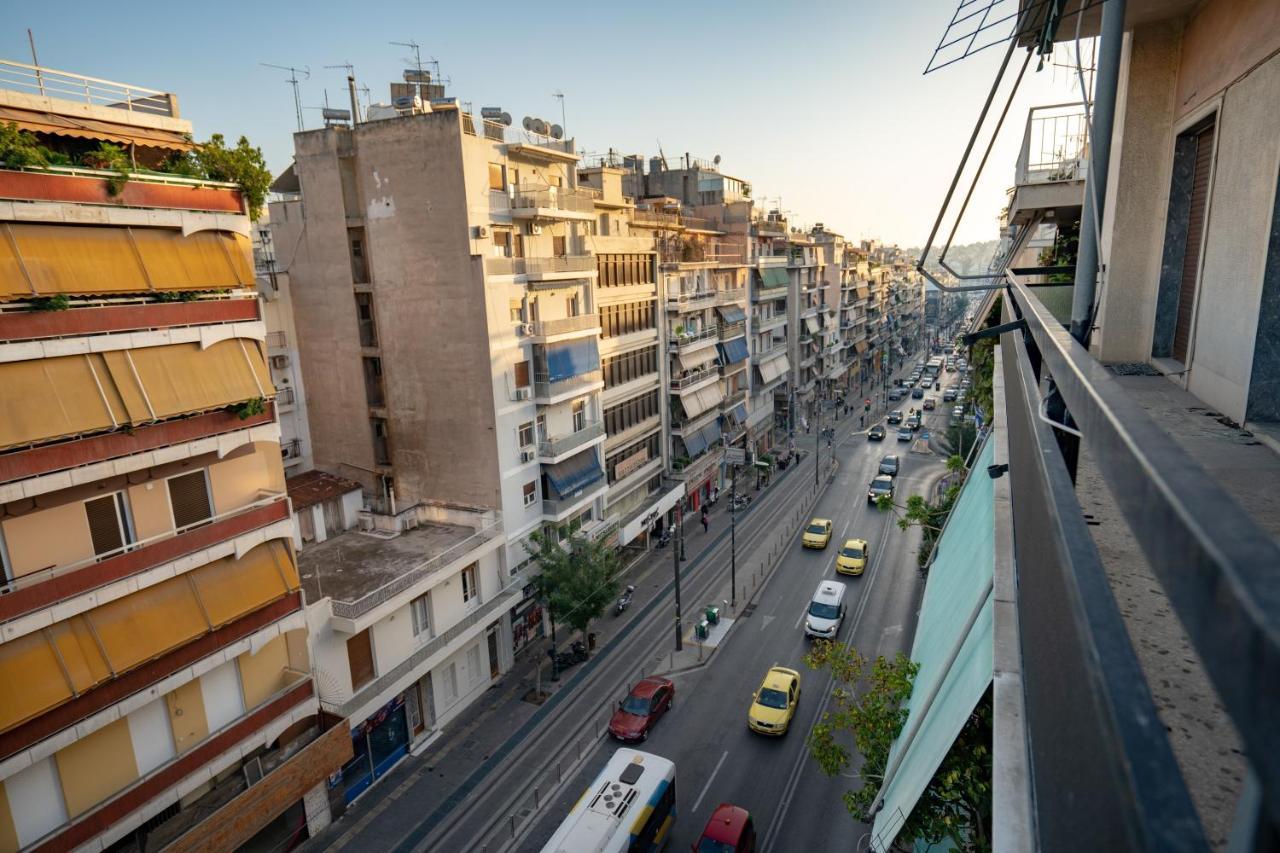 Dimotiko Theatro Metro St. 1 Bedroom 4 Pers. Flat Piraeus Buitenkant foto