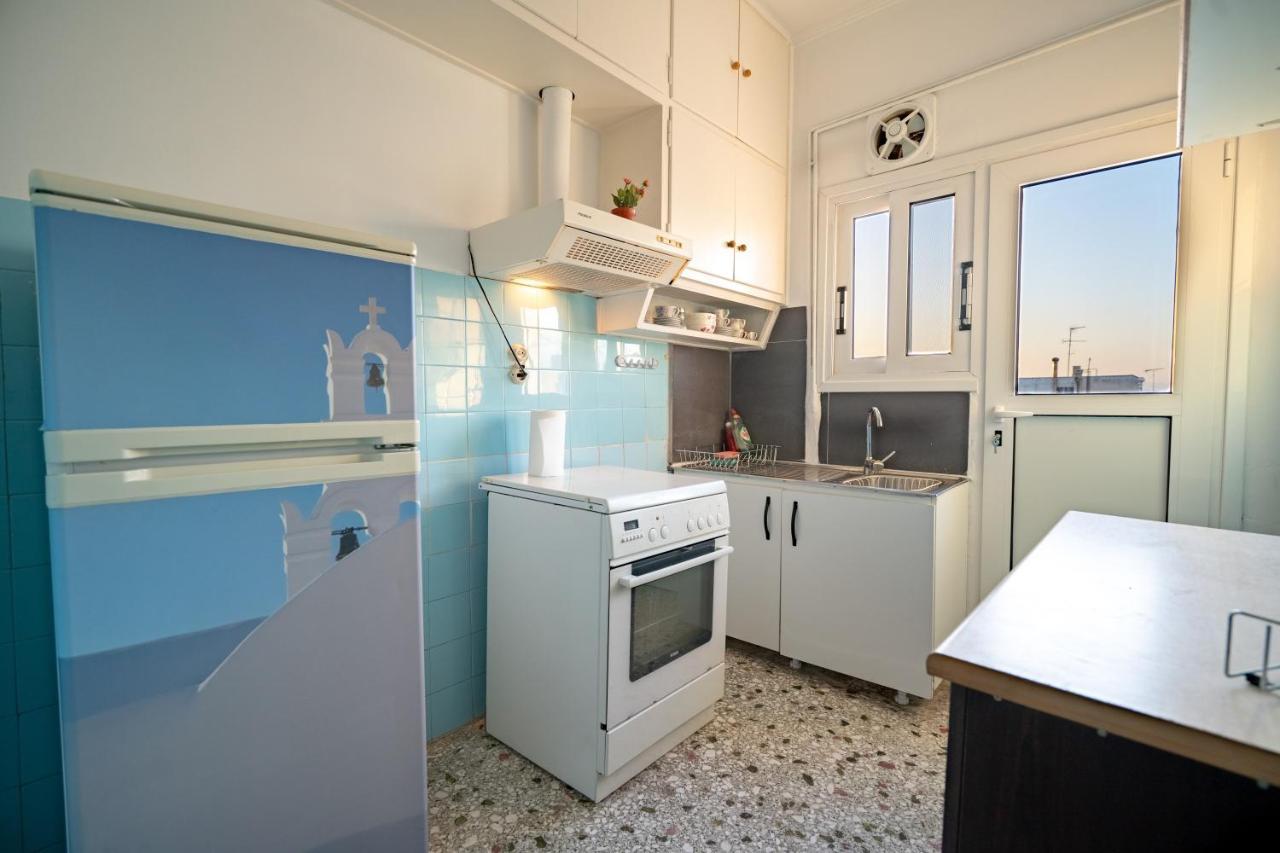 Dimotiko Theatro Metro St. 1 Bedroom 4 Pers. Flat Piraeus Buitenkant foto