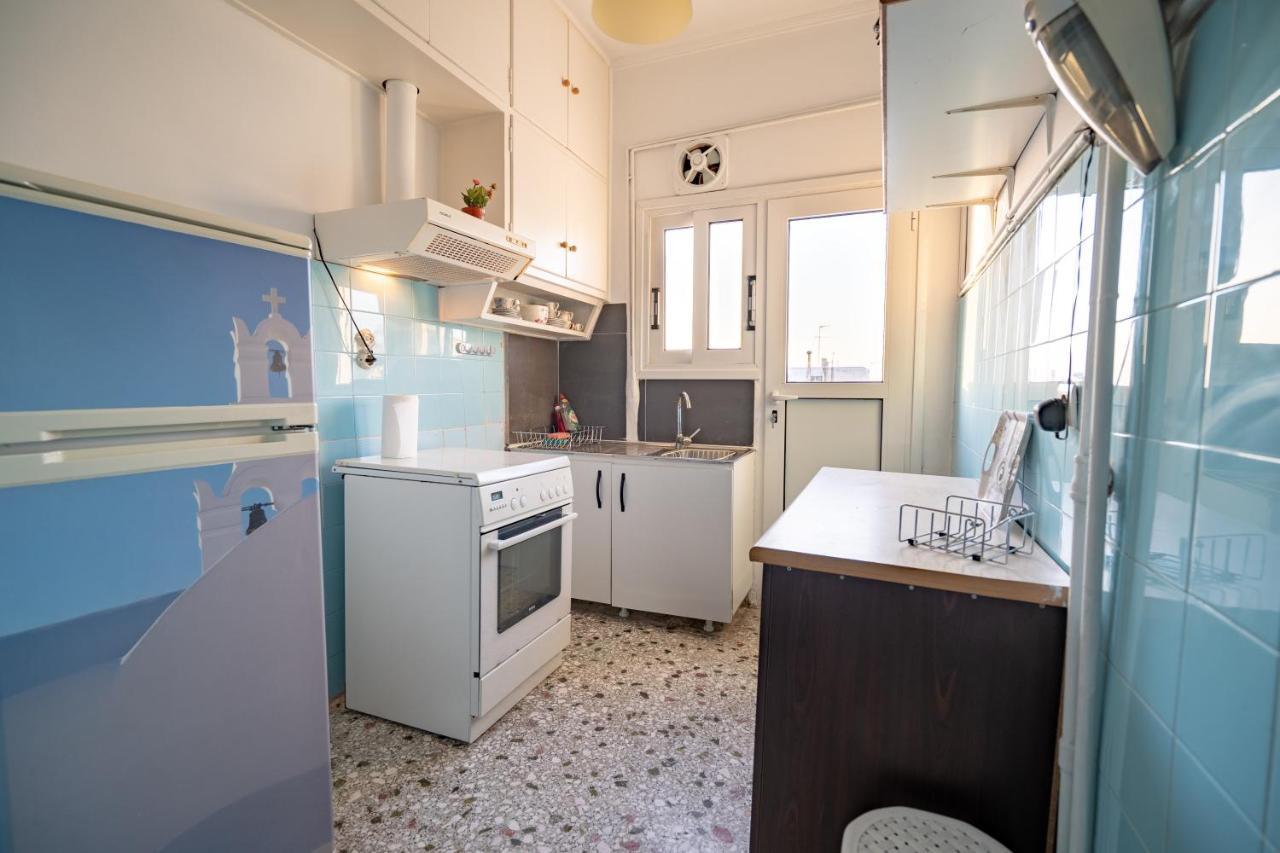 Dimotiko Theatro Metro St. 1 Bedroom 4 Pers. Flat Piraeus Buitenkant foto