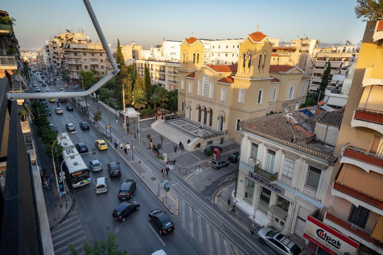 Dimotiko Theatro Metro St. 1 Bedroom 4 Pers. Flat Piraeus Buitenkant foto