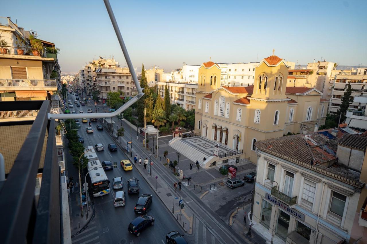 Dimotiko Theatro Metro St. 1 Bedroom 4 Pers. Flat Piraeus Buitenkant foto